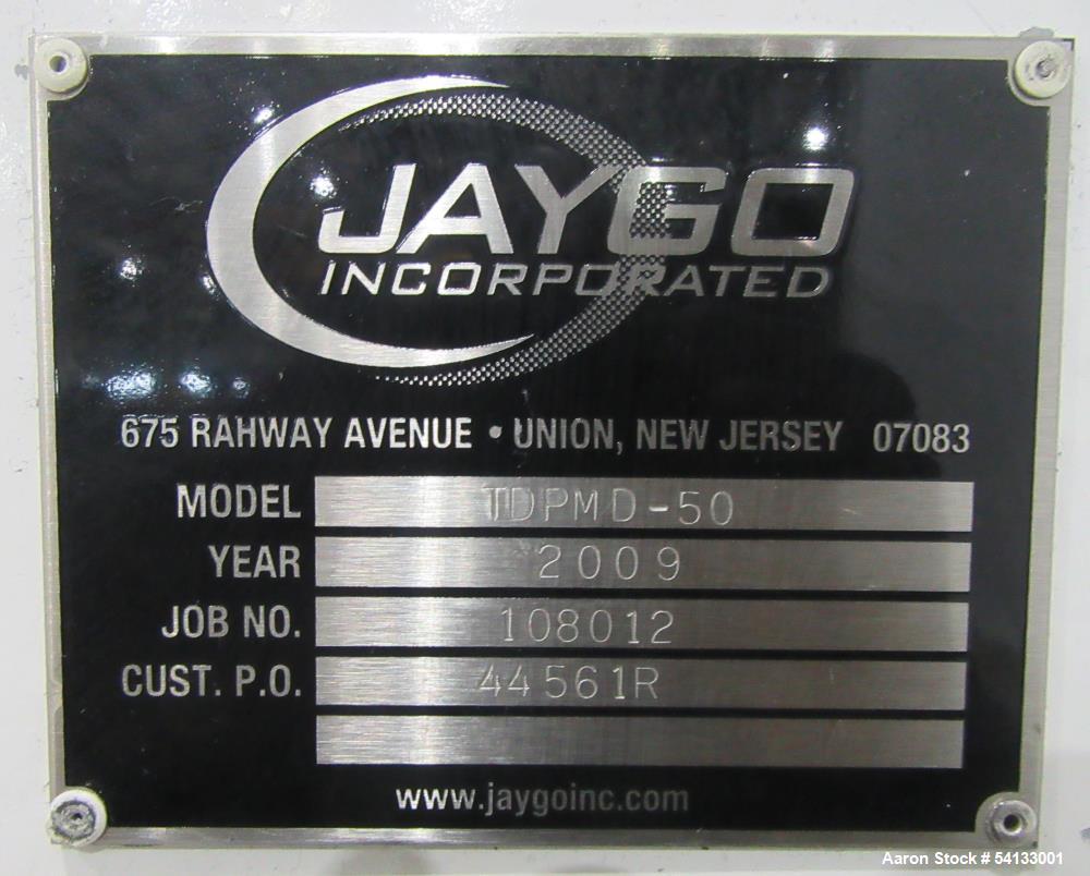 Used Jaygo TDPMD-50 Double Planetary Mixer – 50L High-Viscosity Processing