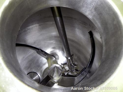 Used Moritz S.A. Turbosphere Mixer / Granulator / Dryer, Model MC24BU, 316 Stainless Steel.Approximate 24’’ diameter spherically shaped jacketed chamber, approximate 40 liter (10.5 gallon) capacity.B...