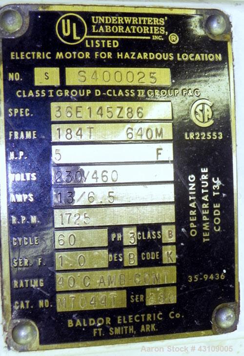 Used Moritz S.A. Turbosphere Mixer / Granulator / Dryer, Model MC24BU, 316 Stainless Steel.Approximate 24’’ diameter spherically shaped jacketed chamber, approximate 40 liter (10.5 gallon) capacity.B...
