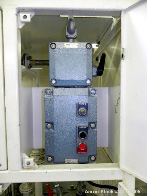 Used Moritz S.A. Turbosphere Mixer / Granulator / Dryer, Model MC24BU, 316 Stainless Steel.Approximate 24’’ diameter spherically shaped jacketed chamber, approximate 40 liter (10.5 gallon) capacity.B...