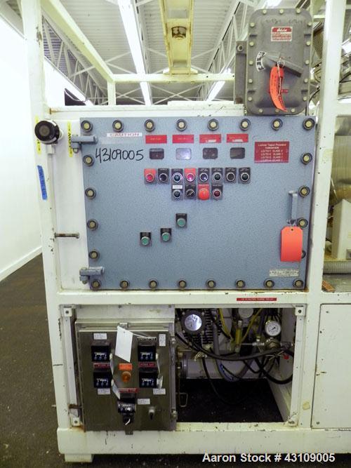 Used Moritz S.A. Turbosphere Mixer / Granulator / Dryer, Model MC24BU, 316 Stainless Steel.Approximate 24’’ diameter spherically shaped jacketed chamber, approximate 40 liter (10.5 gallon) capacity.B...