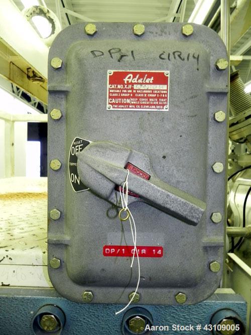 Used Moritz S.A. Turbosphere Mixer / Granulator / Dryer, Model MC24BU, 316 Stainless Steel.Approximate 24’’ diameter spherically shaped jacketed chamber, approximate 40 liter (10.5 gallon) capacity.B...