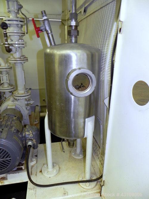 Used Moritz S.A. Turbosphere Mixer / Granulator / Dryer, Model MC24BU, 316 Stainless Steel.Approximate 24’’ diameter spherically shaped jacketed chamber, approximate 40 liter (10.5 gallon) capacity.B...