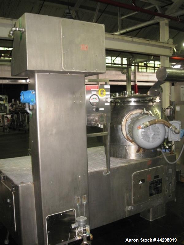 Used- Stainless Steel Niro Fielder High Shear Mixer, 300 liter, Model PMA 300