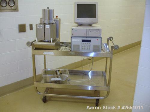 Used L.B. Bohle Mini High Shear Granulator, Model BMG, Stainless Steel. 4/1/.5/.25 liter bowls with associated mixing and chopper blades, approximately 1 kw main drive, .095 kw chopper with computer.
