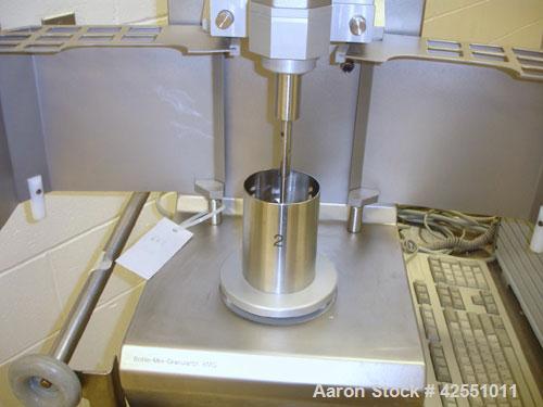 Used L.B. Bohle Mini High Shear Granulator, Model BMG, Stainless Steel. 4/1/.5/.25 liter bowls with associated mixing and chopper blades, approximately 1 kw main drive, .095 kw chopper with computer.