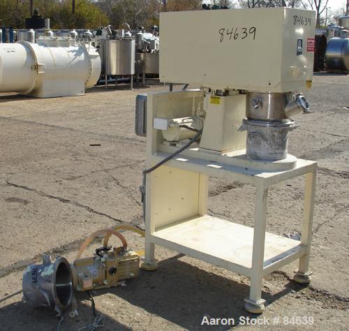 USED: Ross planetary Powermix, model PD-2. Mixing capacity of 1 quart to 1.5 gallon, total capacity of 2 gallons. 304 stainless steel, jacketed change can design polished, 9-5/8" diameter x 7-5/8" de...