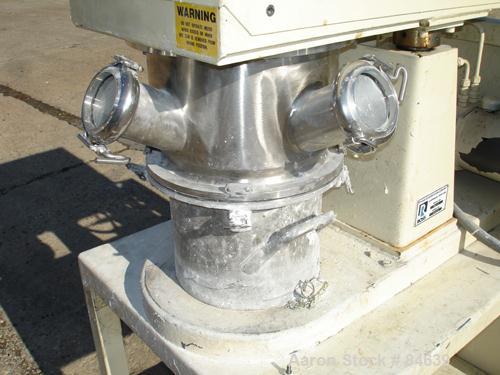 USED: Ross planetary Powermix, model PD-2. Mixing capacity of 1 quart to 1.5 gallon, total capacity of 2 gallons. 304 stainless steel, jacketed change can design polished, 9-5/8" diameter x 7-5/8" de...