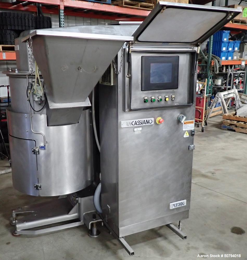 Used- Sancassiano 300-Liter Removable Bowl C-shape Planetary Mixer