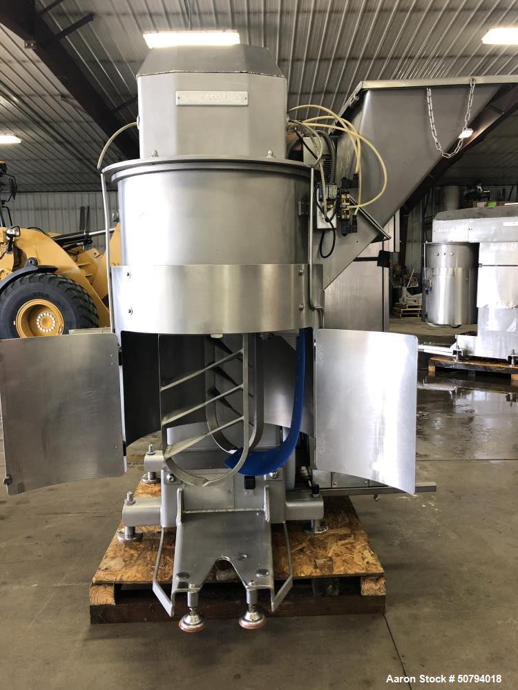 Used- Sancassiano 300-Liter Removable Bowl C-shape Planetary Mixer