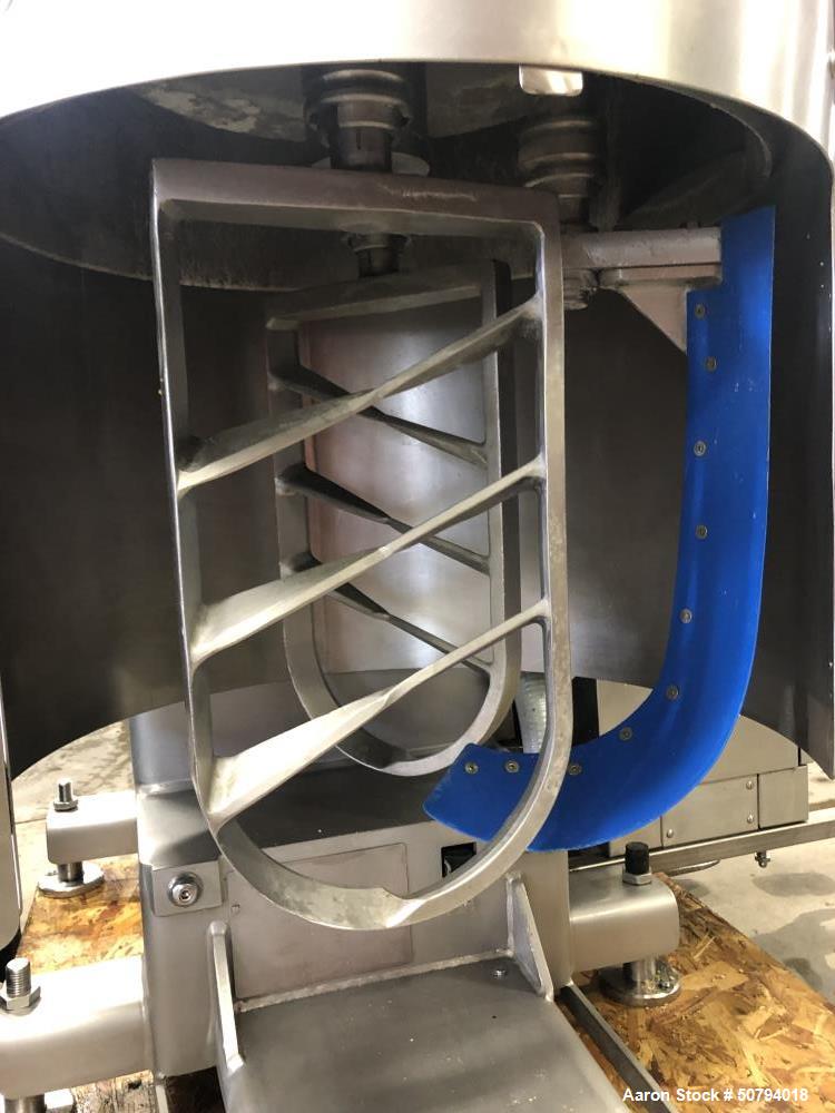 Used- Sancassiano 300-Liter Removable Bowl C-shape Planetary Mixer