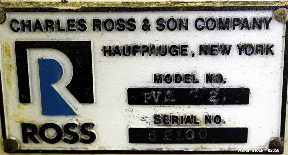 Used Ross Versa Mixer, Model PVM2