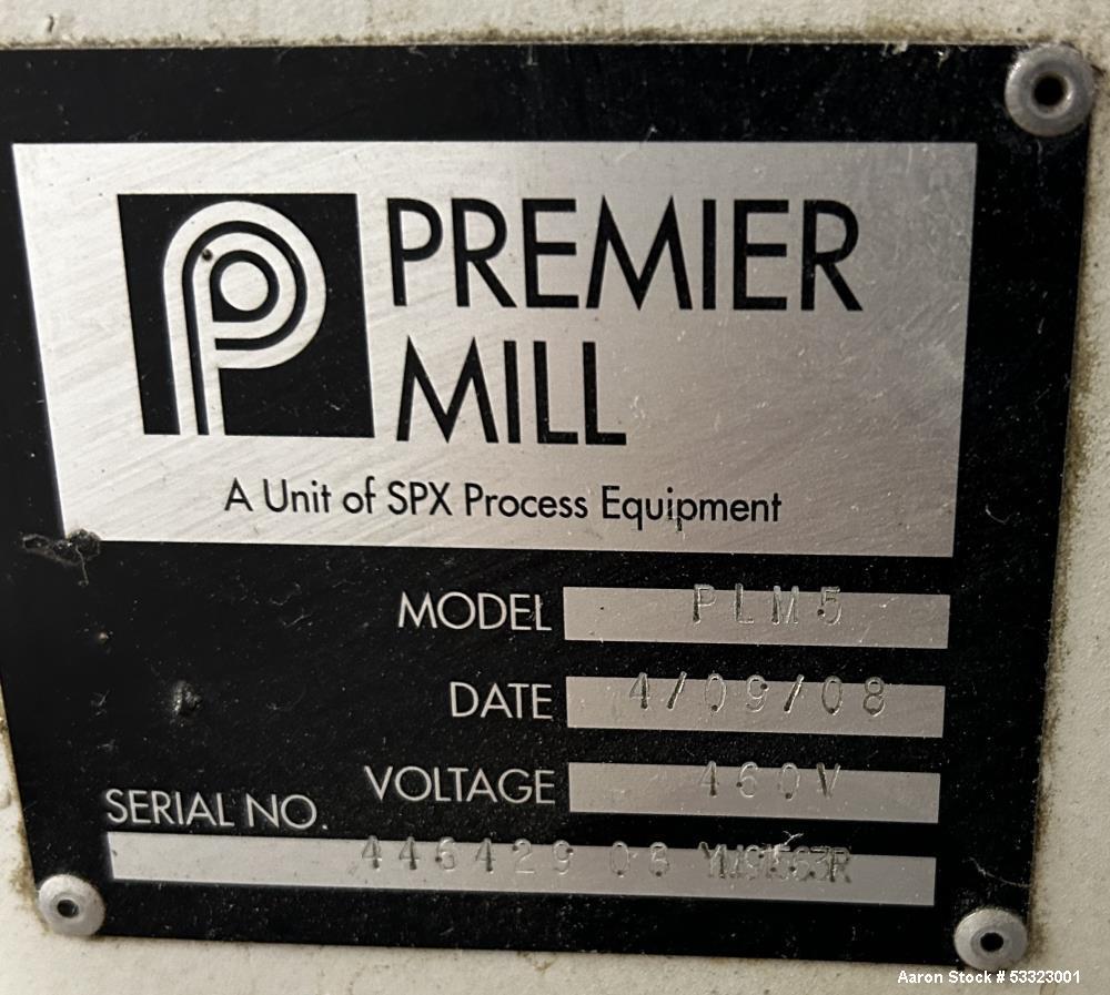 (2) Premier Mill Planetary Mixers, Model PLM5, 304 Stainless Steel.