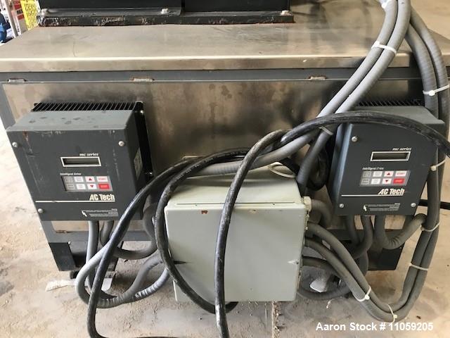 Used Premier Mill Dual Shaft Vacuum Mixer, 2 Gallon. Model ESD/V-2/1