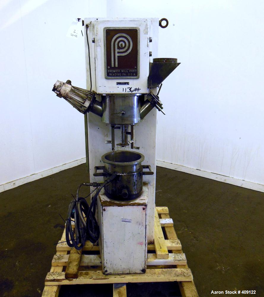 Used Stainless Steel Premier Mill Hidrobat Planetary Mixer, Model HB10