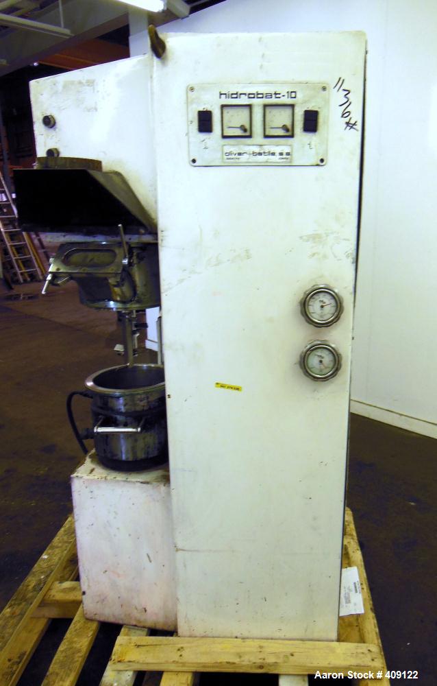 Used Stainless Steel Premier Mill Hidrobat Planetary Mixer, Model HB10