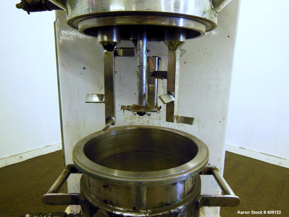 Used Stainless Steel Premier Mill Hidrobat Planetary Mixer, Model HB10