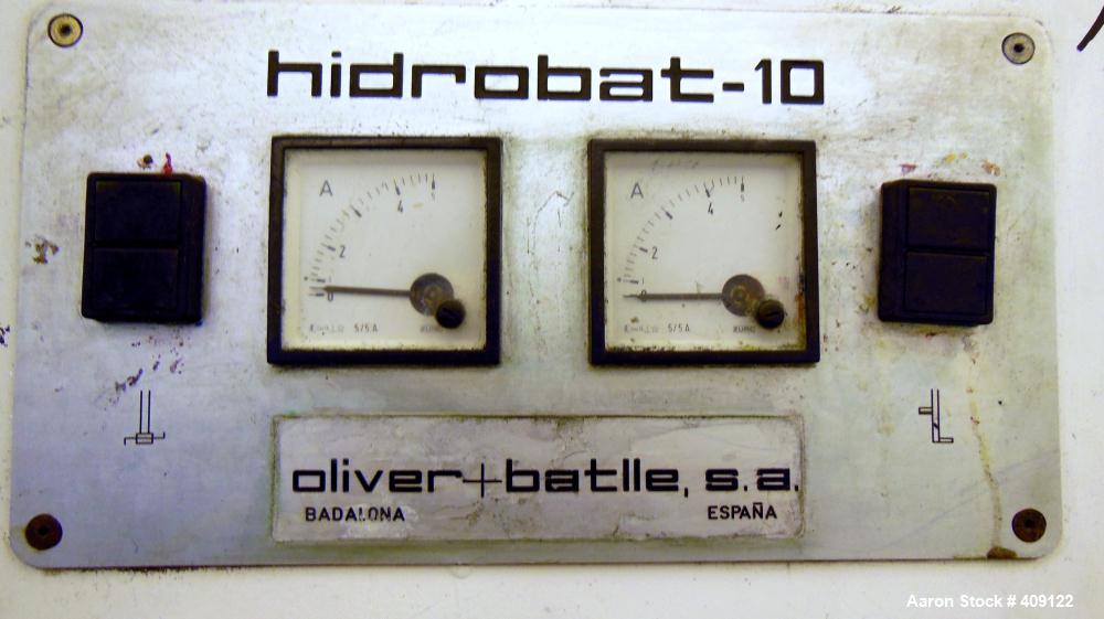 Used Stainless Steel Premier Mill Hidrobat Planetary Mixer, Model HB10