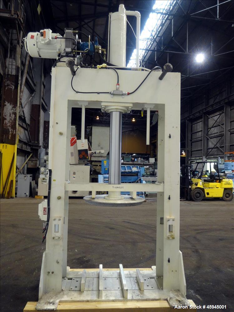 Used Premier Mill Triple Shaft Hidrobot Planetary Mixer, Model MPVDV-360. Approximately 96 gallon total capacity. 304 stainless steel contact parts. With (3) jacketed mix cans, each approx. 31 " ID x...