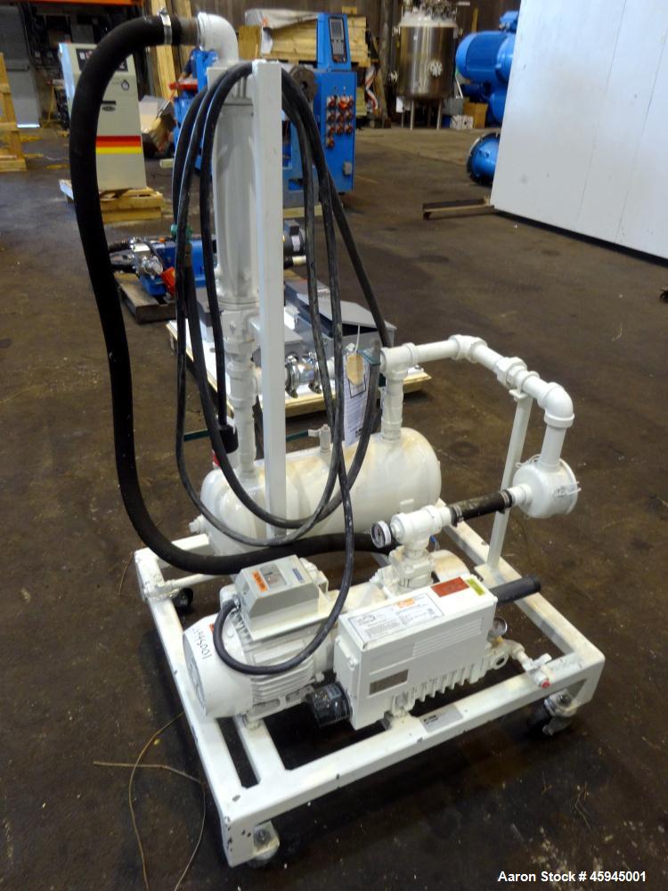 Used Premier Mill Triple Shaft Hidrobot Planetary Mixer, Model MPVDV-360. Approximately 96 gallon total capacity. 304 stainless steel contact parts. With (3) jacketed mix cans, each approx. 31 " ID x...