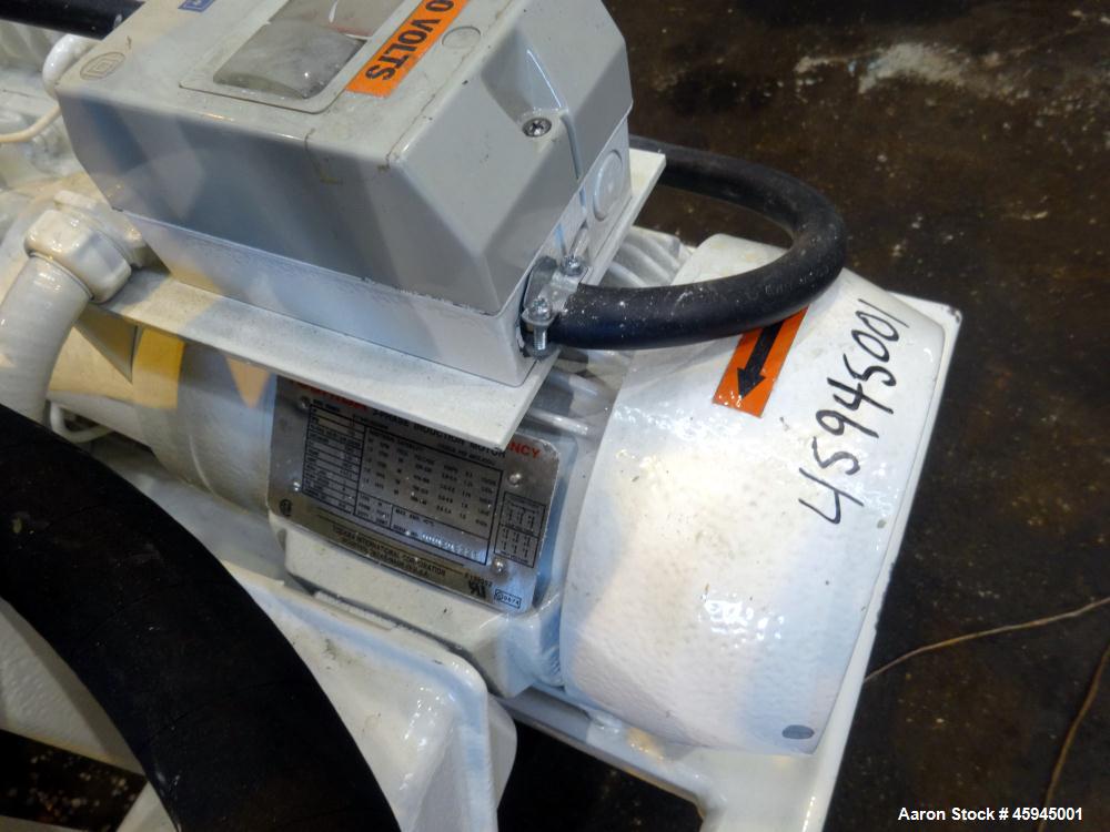 Used Premier Mill Triple Shaft Hidrobot Planetary Mixer, Model MPVDV-360. Approximately 96 gallon total capacity. 304 stainless steel contact parts. With (3) jacketed mix cans, each approx. 31 " ID x...