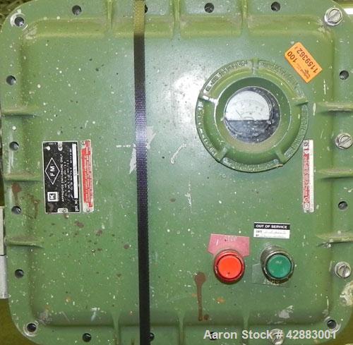 Used Premier Vacuum Double Planetary Mixer, Model PLM 15, 304 Stainless Steel. Mixing capacity 11 liter (2.91 gallon), 15 liter (3.96 gallon) total. Orbital speed 8.5 to 34.1 rpm. 304 Stainless steel...