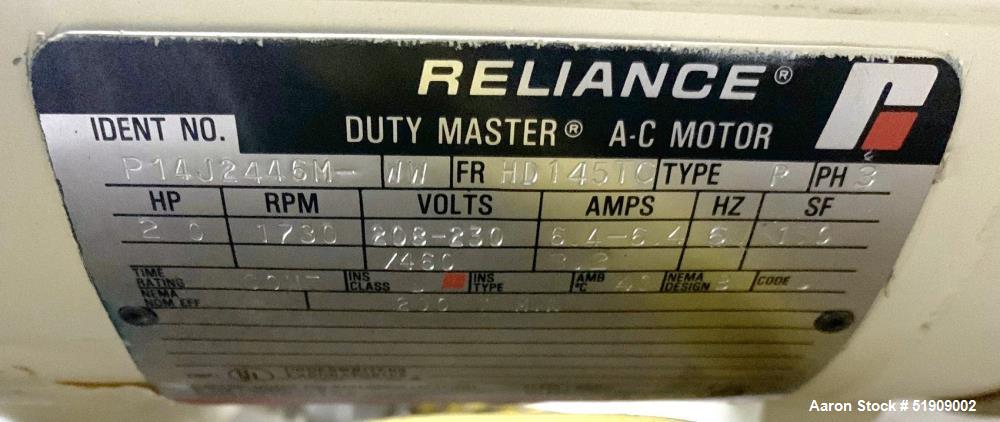 Used Ross Planetary Mixer, Model: 400 liter vessel, 316L Stainless Steel. 400L (105 Gal) working capacity. Approximately 32" diameter x 35" straight side. Flat top, dished bottom. Internal design pre...