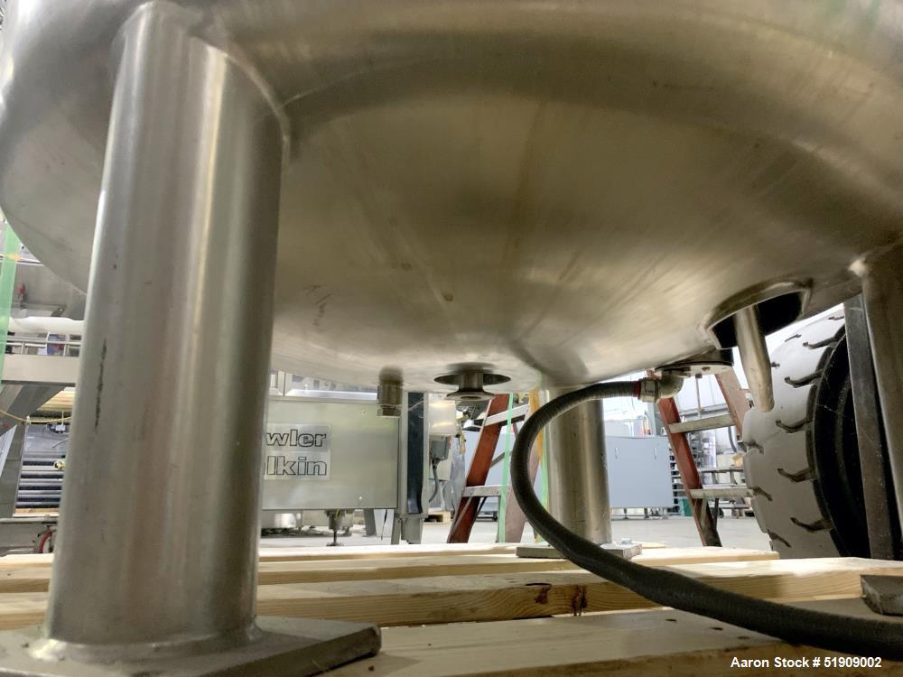 Used Ross Planetary Mixer, Model: 400 liter vessel, 316L Stainless Steel. 400L (105 Gal) working capacity. Approximately 32" diameter x 35" straight side. Flat top, dished bottom. Internal design pre...