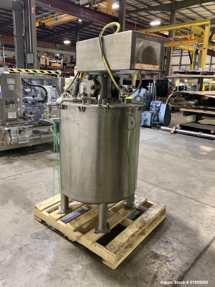 Used- Ross Planetary Mixer, Model: 400 liter vessel, 316L Stainless Steel. 400L (105 Gal) working capacity. Approximately 32...