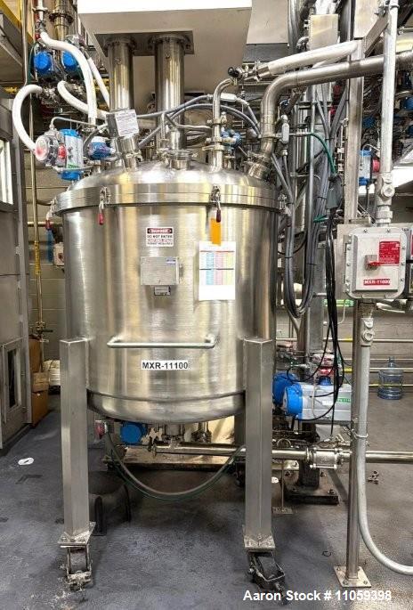 Used ROSS CDA-300 Dual Shaft Vacuum Mixer with High Shear Disperser and Sweep Agitator – 300 Gallon Jacketed Mixing System