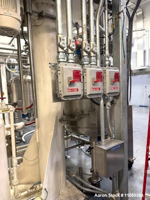Used ROSS CDA-300 Dual Shaft Vacuum Mixer with High Shear Disperser and Sweep Agitator – 300 Gallon Jacketed Mixing System