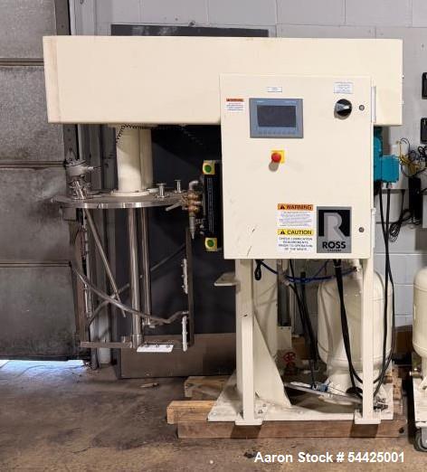 Used Charles Ross Dual Shaft Mixer.  50 Gallon, Stainless steel.