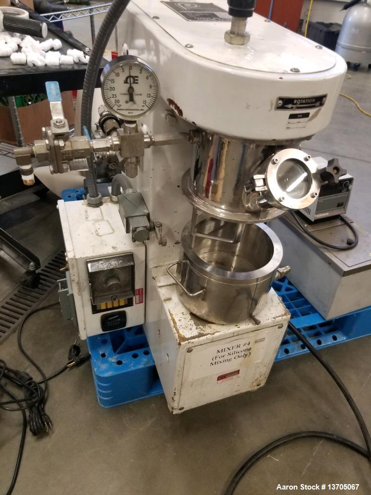 Used- Ross Model HDM-10 Vacuum Jacketed Double Planetary Mixer