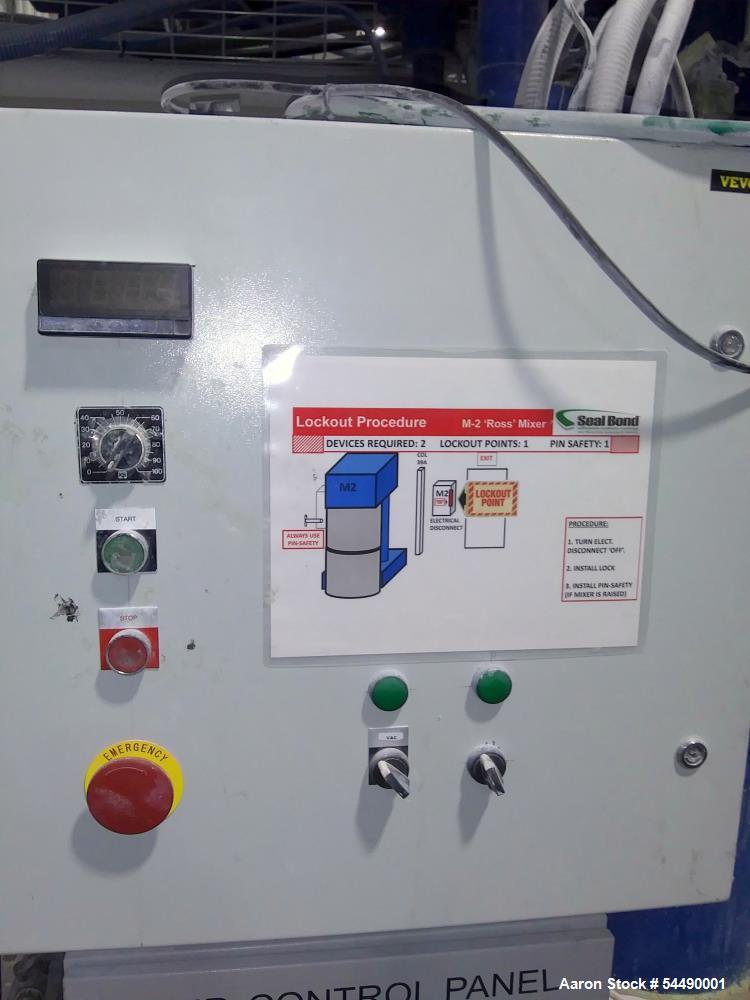 Used Ross HDM-200 Double Planetary Mixer | 30-200 Gallon Stainless Steel Mixing System