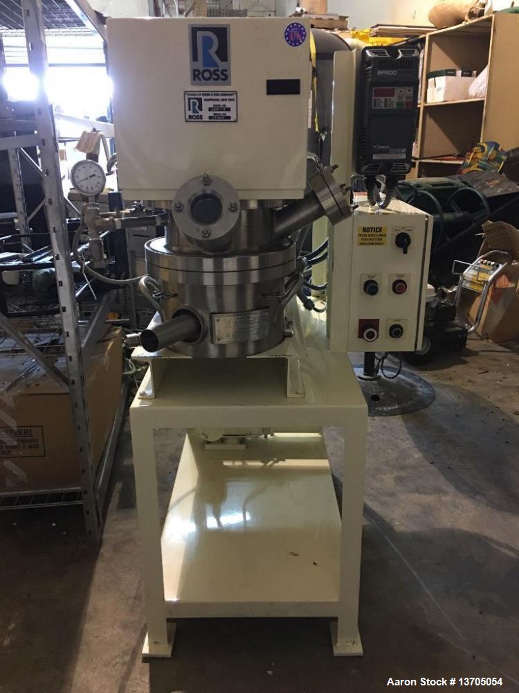 Used- 2 Gallon Ross Model HDM-2 Jacketed Planetary Mixer / Reactor Ross Model HDM- 2 Double Planetary Mixer / Reactor. Sanit...