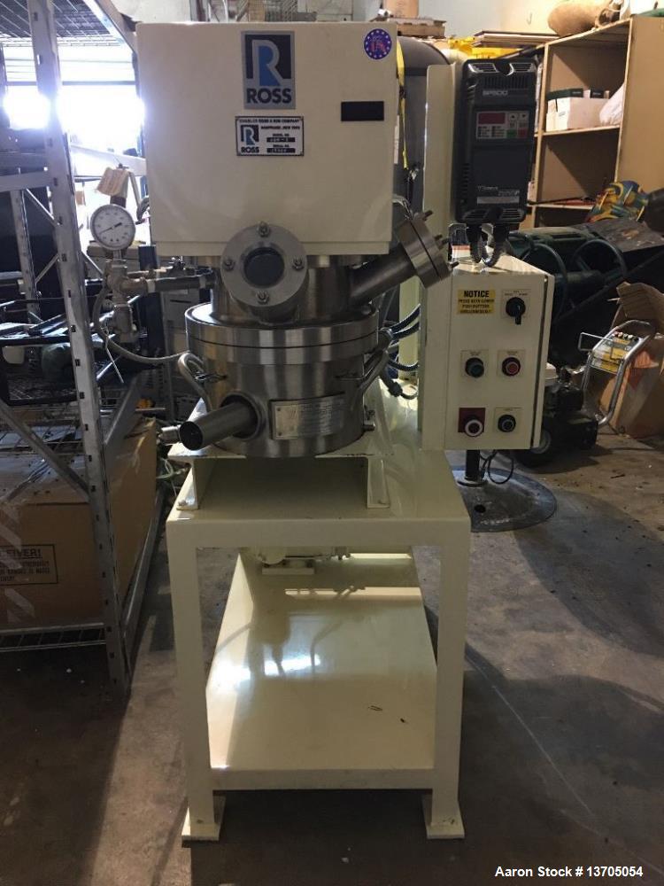 Used 2 Gallon Ross Model HDM-2 Jacketed Planetary Mixer / Reactor Ross Model HDM- 2 Double Planetary Mixer / Reactor. Sanitary stainless steel construction. Unit is rated 125 PSI / full vacuum intern...