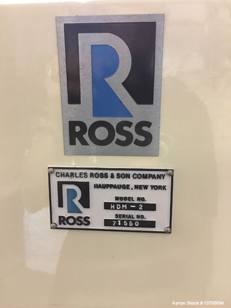 Used 2 Gallon Ross Model HDM-2 Jacketed Planetary Mixer / Reactor Ross Model HDM- 2 Double Planetary Mixer / Reactor. Sanitary stainless steel construction. Unit is rated 125 PSI / full vacuum intern...