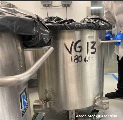 Used Ross HDM-40 Gallon Double Planetary Mixer – Vacuum Rated, 316SS, 15 HP (Approx.)