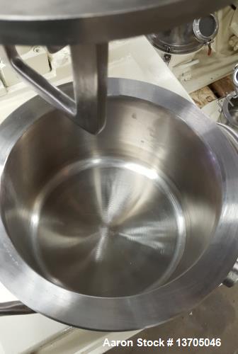 Used- Ross Double Planetary Mixer, Model LDM-1. 1 gallon capacity, vacuum. Stainless steel construction, stainless steel jac...