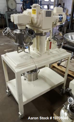 Used Ross Double Planetary Mixer, Model LDM-1. 1 gallon capacity, vacuum. Stainless steel construction, stainless steel jacketed mix can with stainless steel jacket. Hydraulic lift, driven by 1 hp, 1...