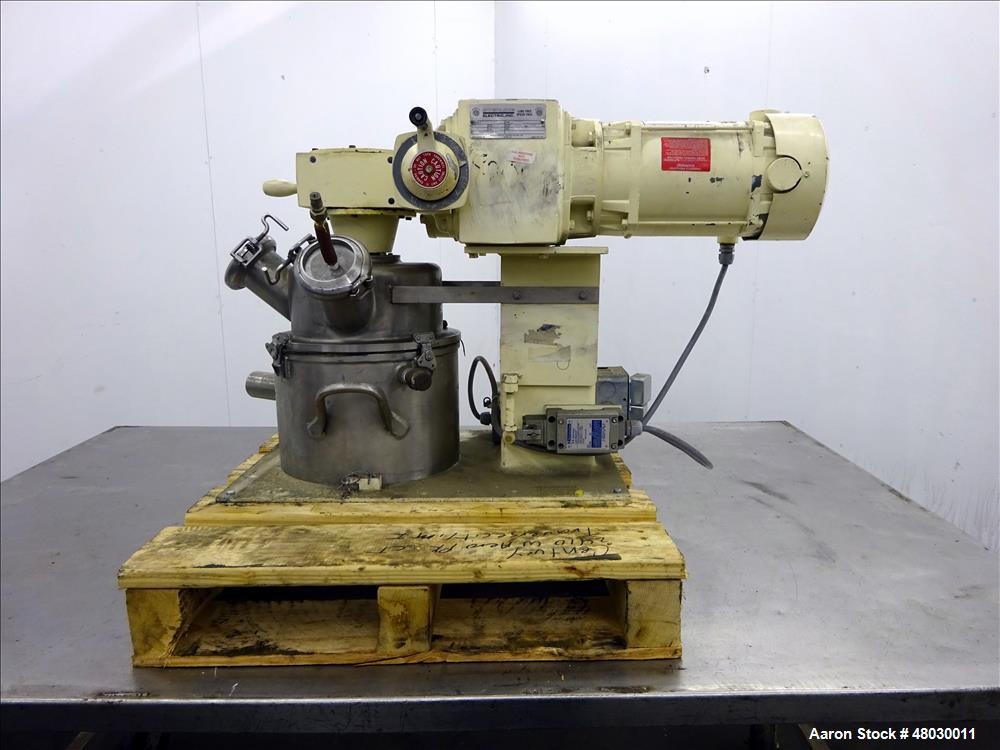 Used Ross double planetary mixer, model LDM-2, 316 stainless steel. 1-1/2 gallo