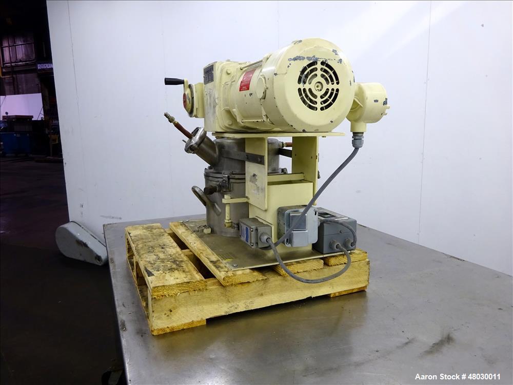 Used Ross double planetary mixer, model LDM-2, 316 stainless steel. 1-1/2 gallo