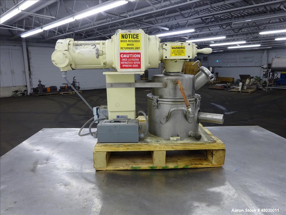Used Ross double planetary mixer, model LDM-2, 316 stainless steel. 1-1/2 gallo