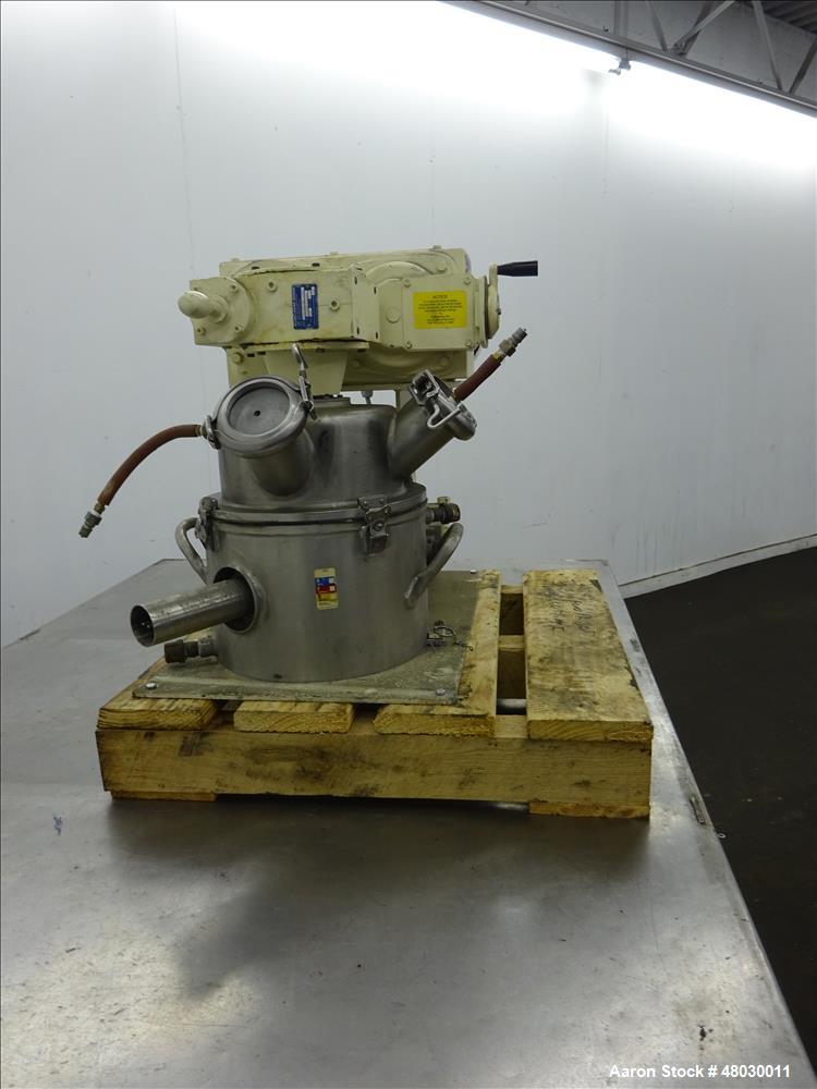 Used Ross double planetary mixer, model LDM-2, 316 stainless steel. 1-1/2 gallo