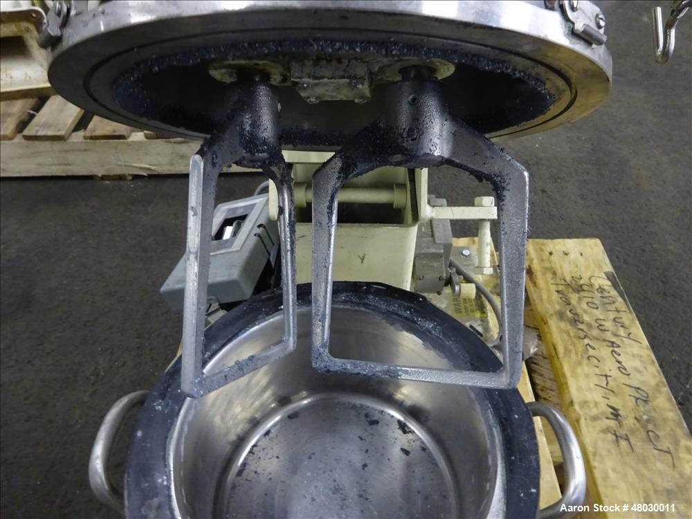 Used Ross double planetary mixer, model LDM-2, 316 stainless steel. 1-1/2 gallo