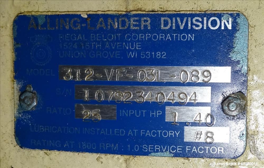Used Ross double planetary mixer, model LDM-2, 316 stainless steel. 1-1/2 gallo