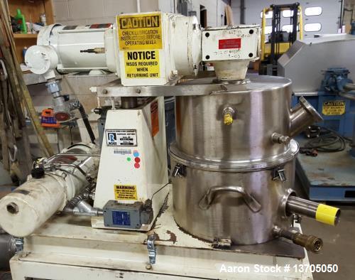 Used Ross, 4 Gallon, Model LDM-4 Jacketed, Vacuum, Double Planetary Mixer. Stainless steel construction, 1 quart to 4 gallon mixing capacity, 5-1/4 gallon total capacity. "HV"- Style mixing blades, s...