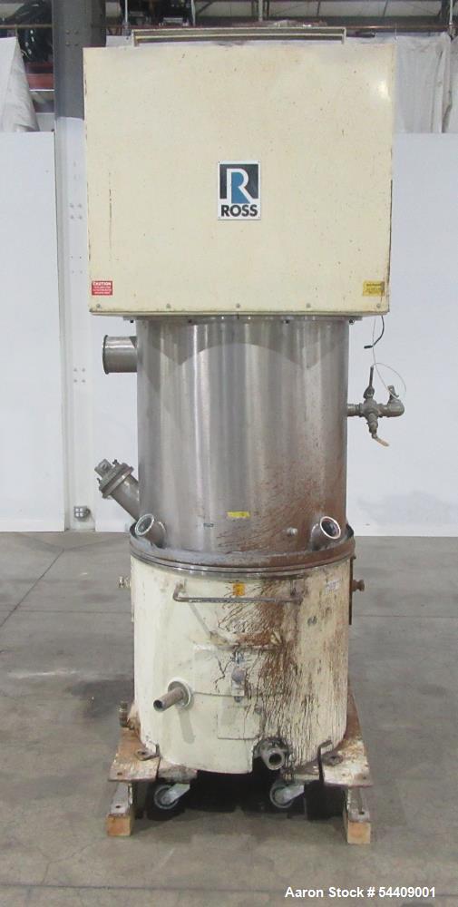 100 Gallon Used Ross Planetary Mixer Model PD-100 Stainless Steel Vacuum Mixer