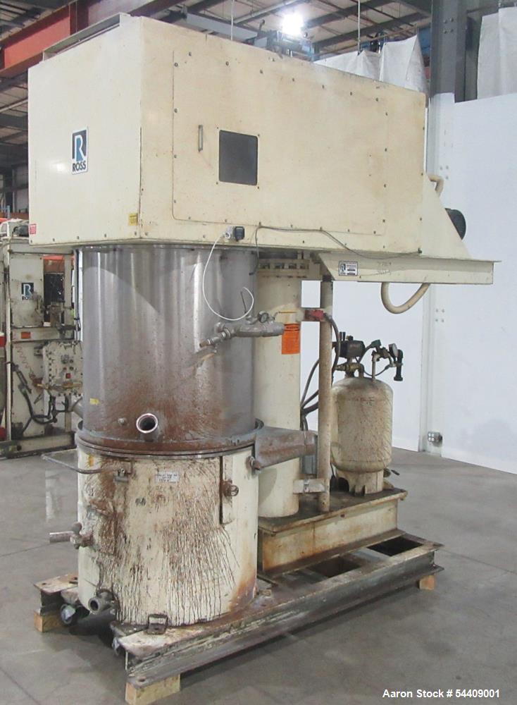 100 Gallon Used Ross Planetary Mixer Model PD-100 Stainless Steel Vacuum Mixer