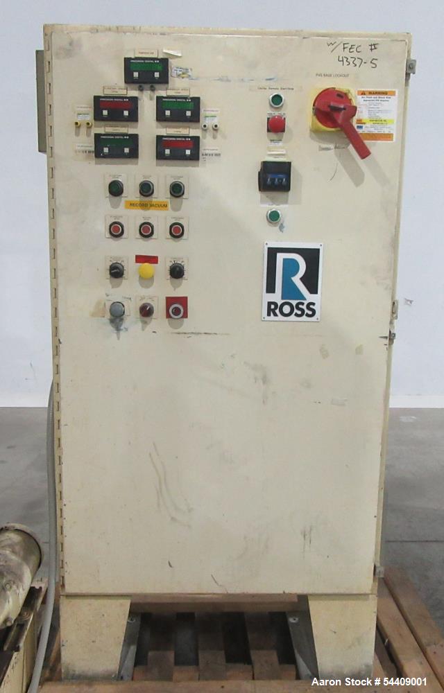 100 Gallon Used Ross Planetary Mixer Model PD-100 Stainless Steel Vacuum Mixer